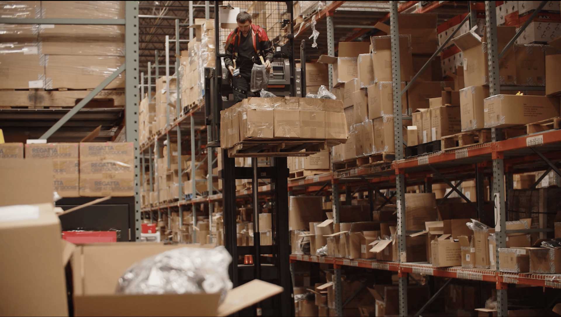 logistics solutions warehouse worker
